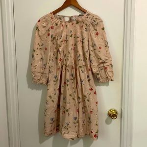 Madewell Floral Romantic Cottage-Core Folklore Knee-Length Dress
